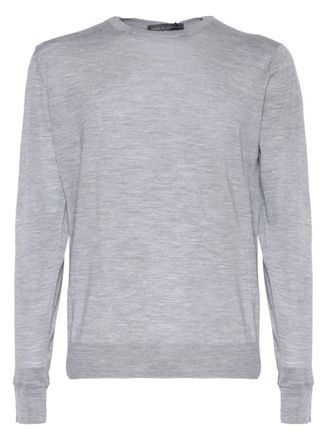 FILIPPO DE LAURENTIIS crew neck long-sleeve sweater - Grey