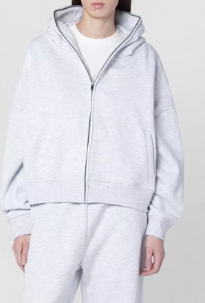 Entire studios hooded long sleeve zip sweatshirt