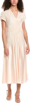 Vince Cap Sleeve V-Neck Maxi Dress