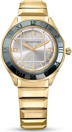 Swarovski Faceted Crystal Watch - unisex - Horloges - Geel - ONE Size - Accessoires