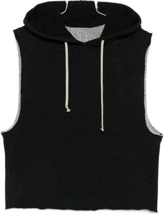 Rick Owens Ru 02F4153 WFE 09 Sweatshirt - Heren - Hoodies - Zwart - XL - Hoodies & sweatvesten