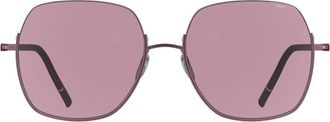 Silhouette Oka Rimless 8194/75 3540 Mens Sunglasses Purple Size 57