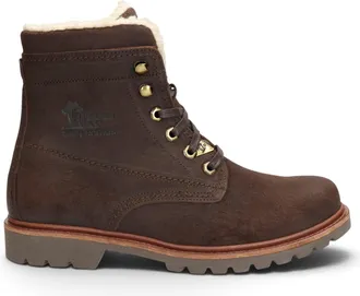 Panama Jack Panama Jack Mens Brown Leather Waterproof Lace-Up Ankle Boots - P03-Aviator C41