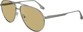 Victoria Beckham Brown Pilot Ladies Sunglasses VB242S 042 61