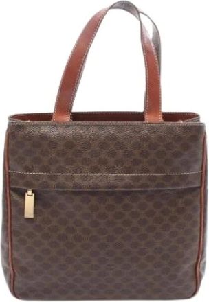 Celine Pre-owned Handbags, female, Brown, Size: ONE SIZE Pre-owned Vintage Tote Bag