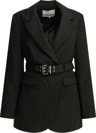 Ganni Donna, Giacche, Nero, S, new