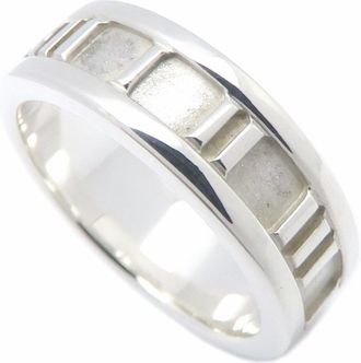 Tiffany & Co. Atlas Silver 925 Band Ring (Pre-Owned)