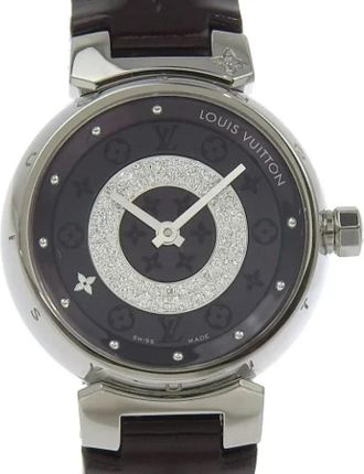 Louis Vuitton Pre-owned Stainless Steel watches - Dames - Vintage Horloges - Zwart - ONE Size - Vintage