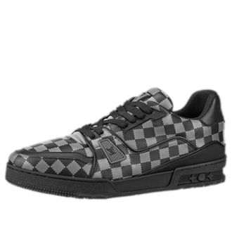 Louis Vuitton x Nigo Trainers Grey Plaid 1A9J7N