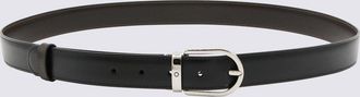 Montblanc Black Leather Belt