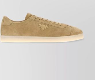 Prada suede low-top sneakers rubber sole
