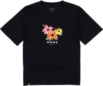 Mons Royale Icon Relaxed Tee Merinoshirt f&uuml;r Damen | schwarz