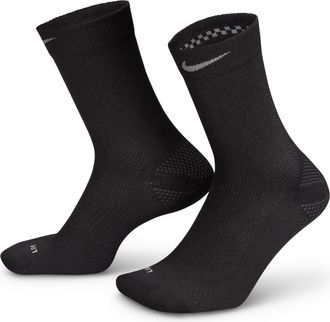 Nike Unisex Running Lightweight Crew Socks (1 Pair) in Black | HV6919-010