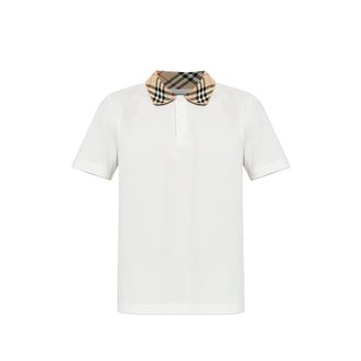 Burberry Check-collar Polo Shirt