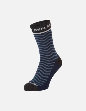 Sealskinz Mens Sealskinz Unisex Rudham Mid Length Sock - Navy - Size: 8/5/5.5/6/7/6.5/7.5/4/2.5/4.5/3.5/3