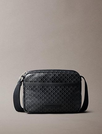 Calvin Klein Coated Emblem Logo Crossbody Camera Bag