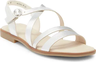 Paul Green Rayne Sandal in Aluminum Metallic at Nordstrom Rack, Size 10Us / 7.5Uk