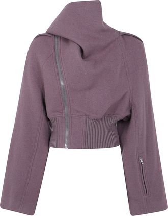Rick Owens Jacket Wool Scarf Flight