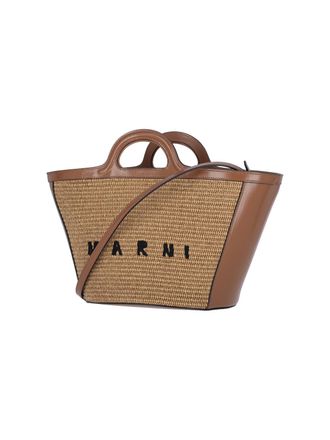 Marni Womens Bags Beige Cotton