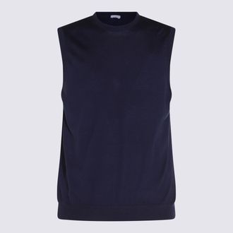 Malo Dark Blue Cashmere Knitwear