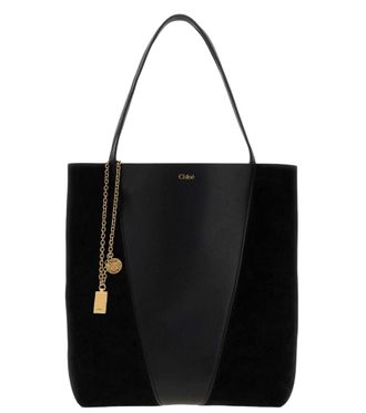 Chlo&eacute; Black Spin Medium Tote