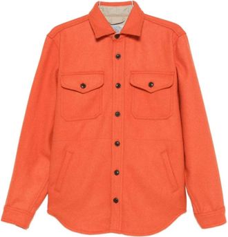 CHESAPEAKE'S Jackson Shirt - Heren - Zomerjassen - Oranje - M - Jassen