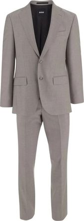 HUGO BOSS Abito in lana - - Suits - Uomo - Beige - L