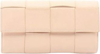 Bottega Veneta Pre-owned Wallets, female, Pink, Size: ONE SIZE Pre-owned Leather Wallet