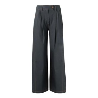 Max Mara Mujer, Pantalones, Azul, Talla: M