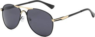 Generic Polarized Sunglasses for Men - UV Protection, Retro Driving Style, Elastic Frame, Ideal for Fishing and Mountaineering