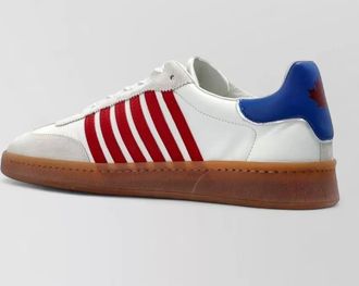 Dsquared2 leather low-top sneakers