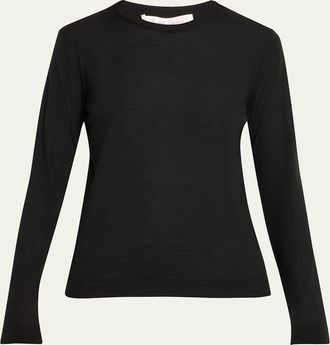 Ralph Lauren Collection Cashmere Jersey Knit Crewneck