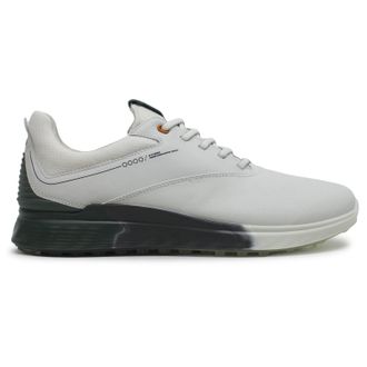 Ecco Ecco Golf S Three 102944 Leather Mens Comfort Trainers - White - Size:UK 12-12.5
