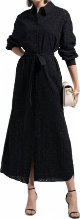 Exquise Kiara Midi Dress In Black