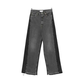 Stella McCartney Wide Jeans, female, Black, W28, Denim Jeans 6D0390 3Sqh30 1115