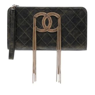 Chanel unisex, Pre-owned, Zwart, Maat: ONE Size Leer