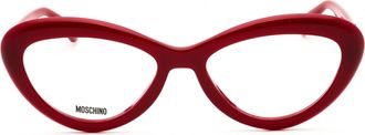 Moschino MOS635 Cat-Eye Eyeglasses - Red
