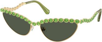 Swarovski SK7030 401782 Womens Sunglasses Gold Size 59