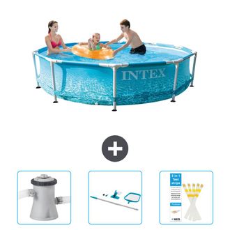 Intex Piscina Con Estructura Redonda - 305x76 Cm - 6-piezas Scb82