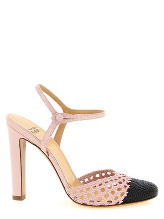 Francesco Russo Multicolor Goatskin High Heel Womens Pumps