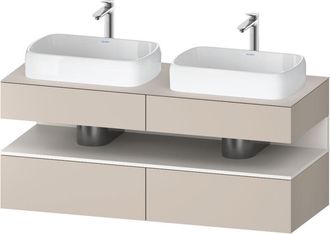 Duravit Qatego Consola Mueble Bajo Lavabo, 2 Extensiones, 2 - Duravit