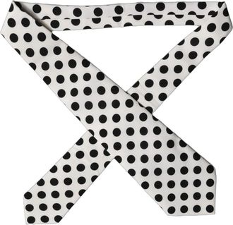 Dolce & Gabbana Polka Dot Zijden Stropdas - Dames - Stropdassen - Veelkleurig - ONE Size - Accessoires