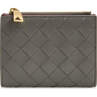 Bottega Veneta Portafoglia Leather Wallet in Basalt/Lava at Nordstrom