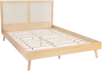 Linon Claudette Cane Queen Bed