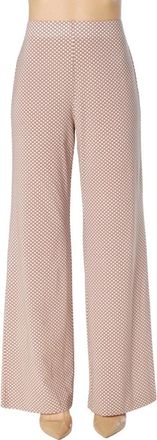 Caliban Pantaloni in tessuto tecnico no stiro fantasia - Dames - Wijde Broeken - Veelkleurig - 2XL - Broeken