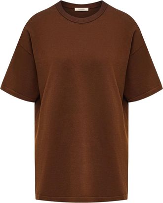 12 Storeez T-shirt girocollo - Marrone