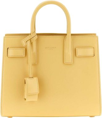Saint Laurent Yellow Sac De Jour Nano Satchel