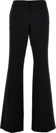 Moschino Black Crepe flared pants