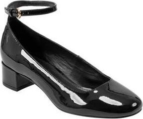 Marc Fisher Parri Ankle Strap Pump in Black at Nordstrom Rack, Size 9.5