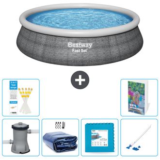 Bestway Piscina Bestway Fast Set Redonda - 457x84 Cm - 7-piezas S319